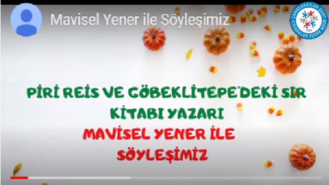 Mavisel Yener Söyleşimiz